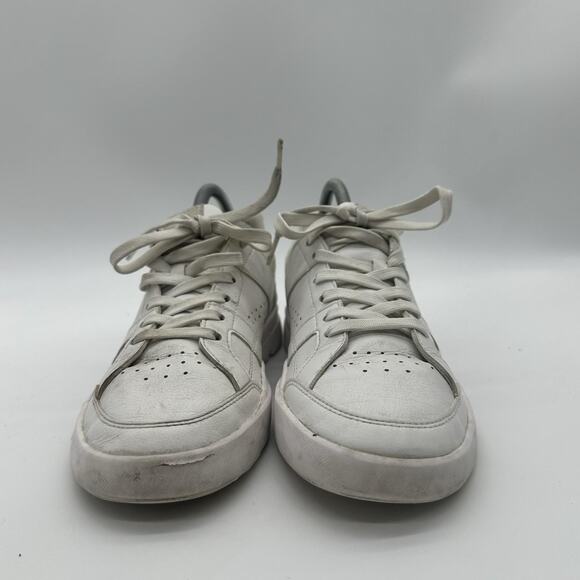 Womens Size 7.5 On The Roger Advantage Cloudtec Tennis Shoes Sneakers All White - Picture 2 of 7